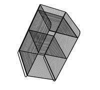 HEEPDD Ripiano Portaoggetti in Metallo, Scaffale Resistente, Ripiano Laterale Funzionale per l'organizzazione della Camera da Letto (BLACK)