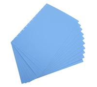 HEEPDD Rivestimento Portatile di Copertura di Funghi Blu Spessi Quotidianamente per Tagli Fai -da -te, 10 Pacchi di 10, Adatti a Libri di Foglie Sciolte