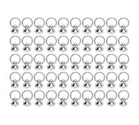 HEEPDD Rivet di Cuoio per Trappola per Anello, 50 Set Rivet Rotondi in Lega di Zinco per la Borsa della del Telefono NAN (#2)