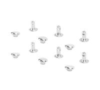 HEEPDD Rivetti Bifacciali Artigianali in Acciaio Inossidabile, Facile Applicazione per Abbigliamento, Borse, Decorazione di Stivali, 500 Set, Borchie Tubolari da 5x5 Mm per Stile Personalizzato