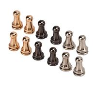 HEEPDD Rivetti da Monaco da 30 Pezzi, Rivetti per Capezzolo a Vite a Testa a Sfera di Ottone Solido per la Borsetta del Portafoglio di Cinghia Artigianale Nan