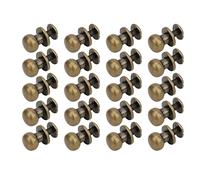 Rivetti del chiodo, 20 Pz Testa Rotonda Pulsante Vite Stud per Cuoio Craft Cintura Portafoglio Borsa DIY Decorazione Accessori 9x8mm