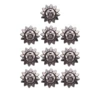 HEEPDD Rivetti Posteriori a Vite, Forniture Artigianali in Lega di Zinco con Fissaggio Sicuro per Borse e Cinture in Pelle, Rivetti Parasole da 20 Mm con Viti da 4,5 Mm Facile Installazione