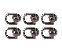 HEEPDD Rivetto Ad Anello D, Set di Viti in Lega in Lega di Zinco Tampi Piatti per la Pelta in Pelle Fai -da -te Telefono di Borsette per Cinghia NAN (#3)