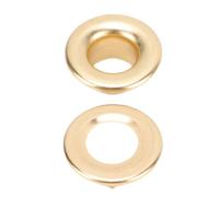 HEEPDD Rondella Passacavo da 100 Pezzi, Kit Occhielli in Metallo Ramato Premium Facile Installazione, Ideale per Tessuti, Pelle, Progetti di Artigianato, Scarpe, Tende e Cappelli (#4)