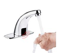 Rubinetto automatico con sensore,Magwen rubinetti infrarossi rubinetto touchless miscelatore acqua fredda rubinetti per lavandini bagno di Magwen(Rubinetto)