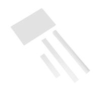 HEEPDD Rullo di Argilla Polimerica Utensili da Taglio per Argilla Polimerica, Perno a Rullo Solido Acrilico Foglio Rettangolare Trasparente Set di Texture di Filo per Modellismo Scultura Artigianato