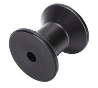 HEEPDD Rullo per Rimorchio per Barche Guida per Rimorchio per Barche da 3 Pollici Rullo di Prua, Albero da 14 Mm TPU Elevata Elasticità Antiurto Antiusura Sostituzione Diretta di Arresto Prua Nero