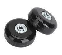 HEEPDD Ruote a Tracota Girevole per Bagagli Stabili e Tranquilli con Design Universale per facilità di manovrabilità e Materiale in Gomma Durevole 2 Pc Kit di Riparazione per Viaggiatori (56x24mm /
