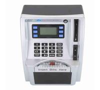 HEEPDD Salvadanaio Banca con Schermo LCD Digitale Riconoscimento Alimentatore di Banconote Sicurezza Password per Bambini Apprendimento Risparmio ATM Elettronico Piggy NAN