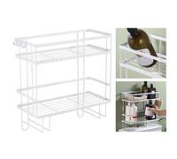 HEEPDD Salvaspazio Impermeabile di Grande capacità per Bagno e Toilette, Ferro da Stiro Sopra WC, Organizer per Riporre Oggetti in Bagno (#3)