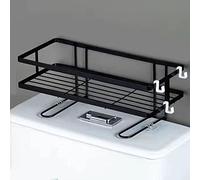 HEEPDD Salvaspazio Impermeabile di Grande capacità per Bagno e Toilette, Ferro da Stiro Sopra WC, Organizer per Riporre Oggetti in Bagno (#2)