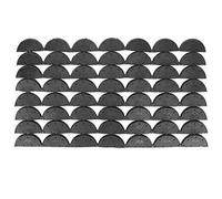 HEEPDD Salvatacchi per Scarpe da 56 Pezzi, Piastre per Punta in Gomma Antiscivolo Indossabili per la Riparazione di Scarpe da Rubinetto, con Materiale Durevole da Tagliare per