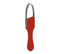 HEEPDD Sarchiatore per Braccialetti, Attrezzo Manuale con Cerchio in Ferro con Manico in Plastica, Perfetto per attività di Giardinaggio e Diserbo (Rosso)