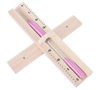 HEEPDD Sauna da 15 Minuti, Timer per Sabbia in Legno con Sabbia Rosa, Timer per Il Conto alla Rovescia in Vetro Perfetto per Sessioni di Sauna