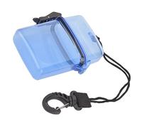 HEEPDD Scatola di Guarnizione in Plastica Kayak Impermeabile Custodia per Sigillatura Durevole per Fotocamere Telefoni Cellulari Navigare in Canoa Kayak in Canoa (Blu Trasparente)
