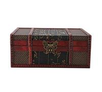 HEEPDD Scatola di immagazzinaggio di Gioielli Vintage in Legno, retrò Antico di Legno Cassa del Tesoro Trinket Box per immagazzinare Gioielli Tesoro Perla Gift Box 9.1x6.3x3.9in