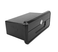 HEEPDD Scatola di Stoccaggio della Barca, Materiale ABS con Portabicchieri, Scompartimento Bloccabile per Pescherecci e Yacht 11,42 X 6,69 X 4.33in (BLACK)