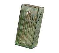 HEEPDD Scatola Porta Pennelli Cosmetici, Organizer con Coperchio per Pennelli Trucco di Lusso e Matite per Sopracciglia, Ideale per vanità o Scatola Porta Cosmetici da Viaggio, Plastica per Trucchi