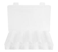 HEEPDD Scatola Portamonete Trasparente con Cuscinetti Eva, Organizza 100 Capsule Rotonde per Monete da 30 Mm per Forniture di Stoccaggio per Collezionisti