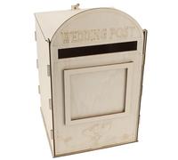 HEEPDD Scatole Decorative Scatola della Carta per Matrimoni in Legno, Scatola del Supporto per Busta per Busta Fai -da -Te Box per la Laurea per Il Matrimonio Festa della Festa della Doccia per