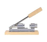 HEEPDD Schiaccianoci Meccanico con Base in Legno, Schiaccianoci, Strumento per Aprire le Noci, Design a Leva Regolabile per Noci Pecan, Nocciole Brasiliane, Gadget da da Tavolo per un Facile