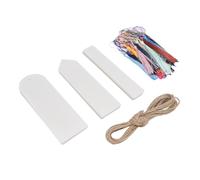 HEEPDD Segnali di Segnalibri Acrilici da 30 Pezzi con Nappe, Kit di Segnalibri Artigianali di Spessore da 1 Mm per Progetti Fai -da -te Personalizzati per l'ufficio della Scuola Domestica