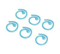 HEEPDD Segnapunti a Spirale in Metallo, Materiale Metallico, 50 Pezzi per Progetti a Maglia e Uncinetto, Perfetti per Esigenze di Scrapbooking e Artigianato (BLUE)