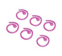 HEEPDD Segnapunti a Spirale in Metallo, Materiale Metallico, 50 Pezzi per Progetti a Maglia e Uncinetto, Perfetti per Esigenze di Scrapbooking e Artigianato (PURPLE)