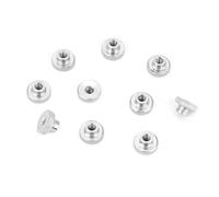 HEEPDD Serrampe per Le Mani in Acciaio a Carbonio Placcato M3 M4 M5 M5 M8 M10, Pratico e Versatile per Migliorare i Componenti di Serraggio dell'hardware (M3 (10pcs))