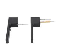 HEEPDD Serratura a Leva per Porta, Leve per Porta Maniglia in Lega di Acciaio Inossidabile con Serratura e Chiave, per Porte di Spessore 42-50 Mm a Leva per, Maniglia a per d'ingresso in Alluminio