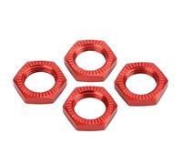 HEEPDD Set Dadi per Esagonale Ruota in Alluminio da 17 Mm, Lega di Alluminio, 4 Pezzi per Auto RC 1/8, Accessori di Aggiornamento Perfetti Set Dadi per Esagonale Ruota in da 17 Mm, Giocattolo