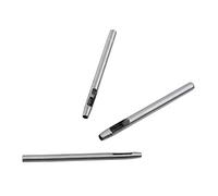 HEEPDD Set di 10 Utensili per Punzonatura in Acciaio per Pelle, per Pulire Fori in Pelle, Gomma e Plastica, Punzonatura per Fori Puliti in, Gomma e Plastica, con 10 Misure per Cinture Artigianali in