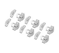 HEEPDD Set di 100 Chiusure Decorative in Ferro da 21 X 20 Mm (SILVER)