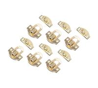 HEEPDD Set di 100 Chiusure Decorative in Ferro da 21 X 20 Mm (YELLOW)