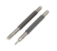 HEEPDD Set di 2 Chiodi a Doppia Testa Senza Martello, Punzone Centrale in Acciaio Rapido e Dispositivo di Rimozione del Perno Cerniera per gli Appassionati del Fai da Te Set di 2 Chiodi a Doppia Testa