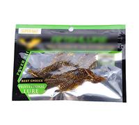 HEEPDD Set di 4 Esche Artificiali per Gamberi in Silicone, 4, Esche Morbide in Silicone Durevole, Perfette per gli Appassionati di Pesca Alla Spigola e Pesca Alla Carpa Set di Artificiali per