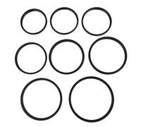 HEEPDD Set di Adattatori Ad Anello Filtro da 8 Pezzi, Anello Adattatore Calibro Antidri, Legaletta in Lega di Lenti Universali in Alluminio Leggero Set49/52/55/58/62/67/72/77/82mm 8 PC Filtro PC da