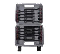 HEEPDD Set di Bussole Esagonali Set di Bussole Esagonali, 20 Pezzi 3/8 Pollici Robusta Sicurezza S2 Materiale in Acciaio Legato Punta a Impatto Lungo per Riparazione Macchine Riparazione Auto