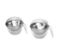 HEEPDD Set di Ciotola da Insalata Ghiacciata, Ciotole da Porzione Isolata in Acciaio Inossidabile con Filtro per Refrigerarsi Insalate di Verdure e Frutta, Perfette per l'intrattenimento all'aperto