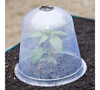 HEEPDD Set di Cloche per Piante da 6 Pezzi, Cupole per Piante, Controllo dell'umidità per da Giardino e Piantine Set di Cloche per da 6 Pezzi, Plastica Trasparente per Giardinaggio (Colore Assortito)