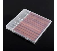 HEEPDD Set di Coltelli da Intaglio in Legno da 12 Pezzi, Lame in Acciaio Ad Alto Tenore di Carbonio per Dettagli di Precisione, Manici Ergonomici in Legno Riducono l'affaticamento, Ideali per