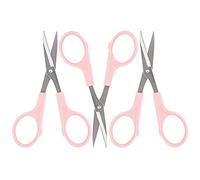 HEEPDD Set di Forbici da Cucito, Forbici Curve in Acciaio Inossidabile, Cesoie di Precisione per Ricamo e Artigianato in Tessuto, Ideali per Uso Domestico e Scolastico