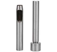 HEEPDD Set di Fustelle per Occhielli in Acciaio Inossidabile da 3 Pezzi, 8 Mm/9,5 Mm/11,5, per Pelle, Tessuto, Abbigliamento, Borse, Realizzazione di Tende (Set di 3 pezzi di strumenti per battere