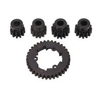 HEEPDD Set di ingranaggi in acciaio 35T ad alta resistenza all'usura per 1/5 XMaxx 6S 8S RC auto, parti del corpo, accessori per auto modello di facile installazione, protezione antiruggine, ideale