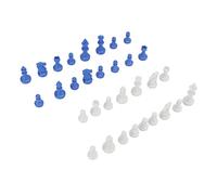 HEEPDD Set di Mini Pezzi degli Scacchi in Plastica PS, Pezzi di Gioco Durevoli per attività Divertenti per Feste, Ideali per il Campeggio e il Gioco Casual Set di Mini degli Scacchi in Plastica PS,