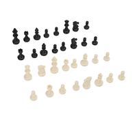 HEEPDD Set di Mini Pezzi degli Scacchi in Plastica PS, Pezzi di Gioco Durevoli per attività Divertenti per Feste, Ideali per il Campeggio e il Gioco Casual Set di Mini degli Scacchi in Plastica PS,