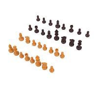 HEEPDD Set di Mini Pezzi degli Scacchi in Plastica PS, Pezzi di Gioco Durevoli per attività Divertenti per Feste, Ideali per il Campeggio e il Gioco Casual Set di Mini degli Scacchi in Plastica PS,