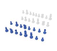 HEEPDD Set di Mini Pezzi degli Scacchi in Plastica PS, Pezzi di Gioco Leggeri e Durevoli per attività Divertenti per Feste, Ideali per il Campeggio e il Gioco Casual (#3)