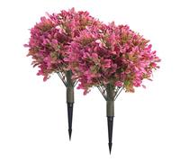 HEEPDD Set di Picchetti per Piante Artificiali, Materiale PE, Altezza 45 Cm, Ideali per l'arredamento di Portici e Patio